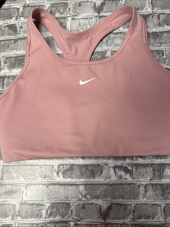 Nike Other - Nike Pink Racerback Sports‎ Bra with White Swoosh